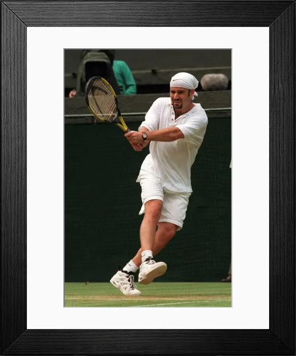 Framed Print : ANDRE AGASSI WIMBLEDON TENNIS CHAMPIONSHIPS 1995 03 / 07 / 1995 Framed Print : ANDRE AGASSI WIMBLEDON TENNIS CHAMPIONSHIPS 1995 03 / 07 / 1995