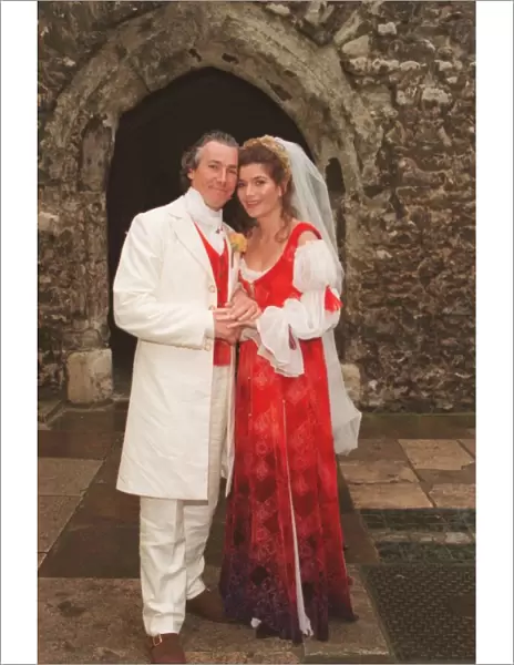 TAMSIN OLIVIER & SIMON DUTTON MARRIAGE BLESSING AT WESTMINSTER ABBEY 11  /  06  /  1995