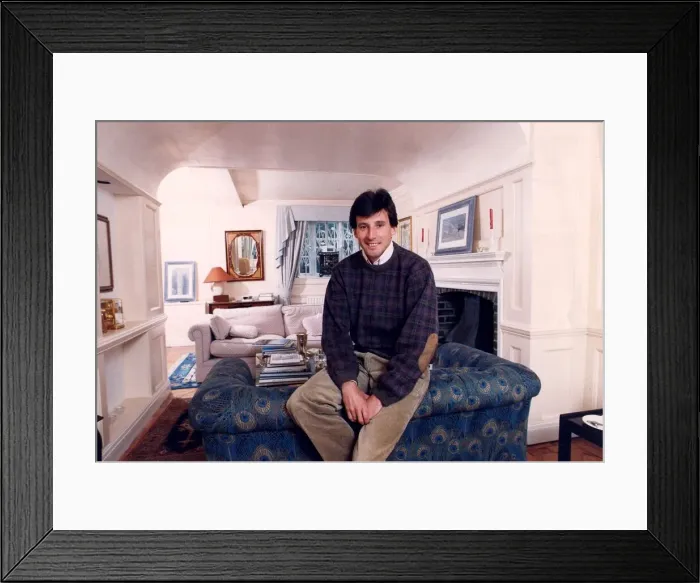 Framed Print : Sebastian Coe at his home in Twickenham 08  /  06  /  1994