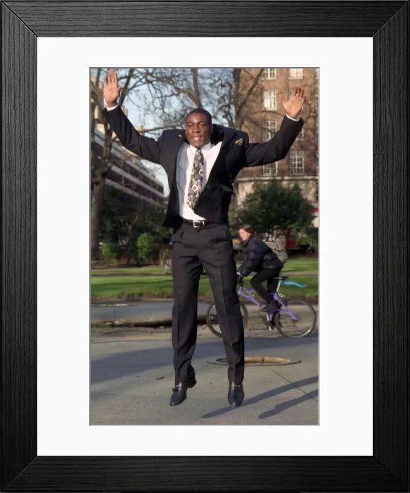 Framed Print : Frank Bruno, British heavyweight boxer. 01  /  01  /  1994