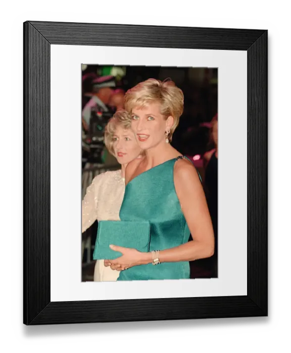 Framed Print : Diana, Princess Of Wales Attends The Victor Chang Research Institute Dinner Dance During