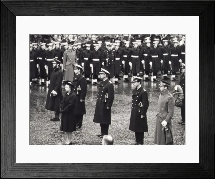 Framed Print : Queen Elizabeth II, Prince Philip, Prince Charles, Prince Edward Framed Print : Queen Elizabeth II, Prince Philip, Prince Charles, Prince Edward