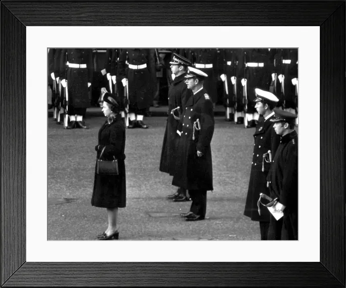 Framed Print : Queen Elizabeth II, Prince Philip and Prince Charles at a Remembrance Day ceremony Framed Print : Queen Elizabeth II, Prince Philip and Prince Charles at a Remembrance Day ceremony