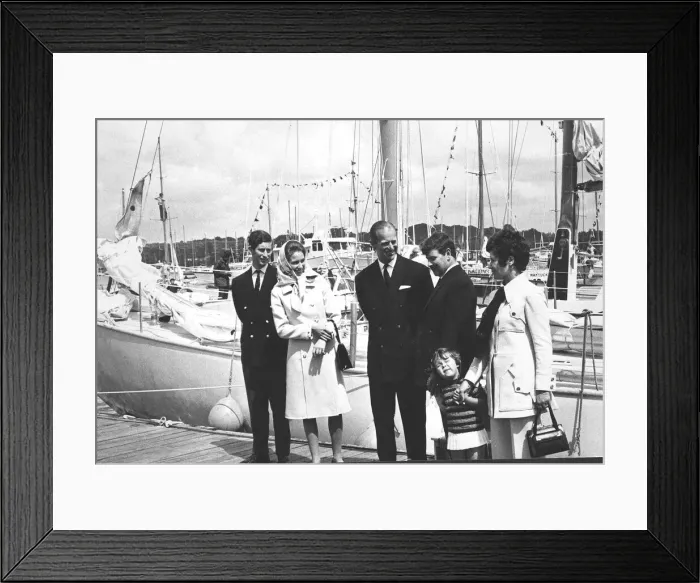 Framed Print : The Duke Of Edinburgh. Chay Blyth and wife Maureen, pictured with Prince Philip Framed Print : The Duke Of Edinburgh. Chay Blyth and wife Maureen, pictured with Prince Philip