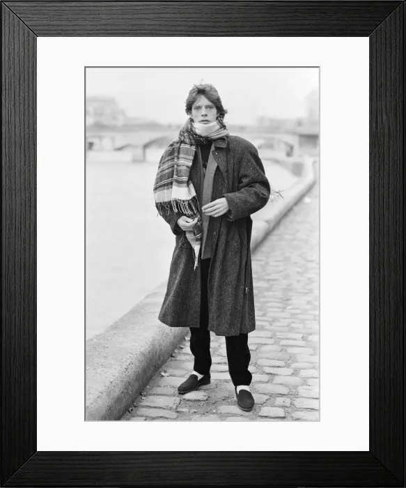 Framed Print : Mick Jagger, singer, songwriter, actor, and lead singer with The Rolling Stones pictured