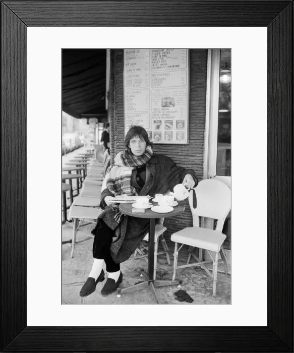 Framed Print : Mick Jagger, singer, songwriter, actor, and lead singer with The Rolling Stones pictured