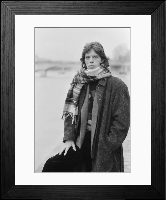 Framed Print : Mick Jagger, singer, songwriter, actor, and lead singer with The Rolling Stones pictured