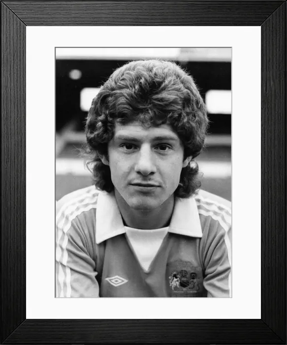 Framed Print : Brian Kidd, Manchester City Forward, August 1976 Framed Print : Brian Kidd, Manchester City Forward, August 1976