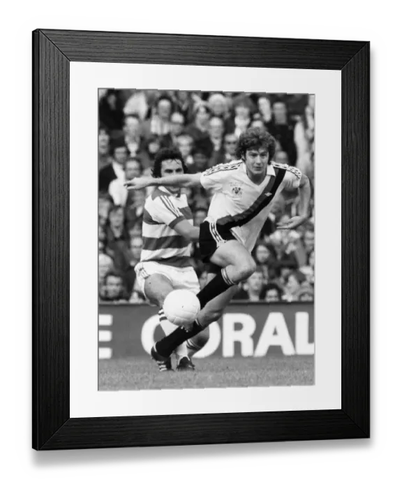 Framed Print : QPR 1-1 Manchester City, league match at Loftus Road, Saturday 17th September 1977 Framed Print : QPR 1-1 Manchester City, league match at Loftus Road, Saturday 17th September 1977