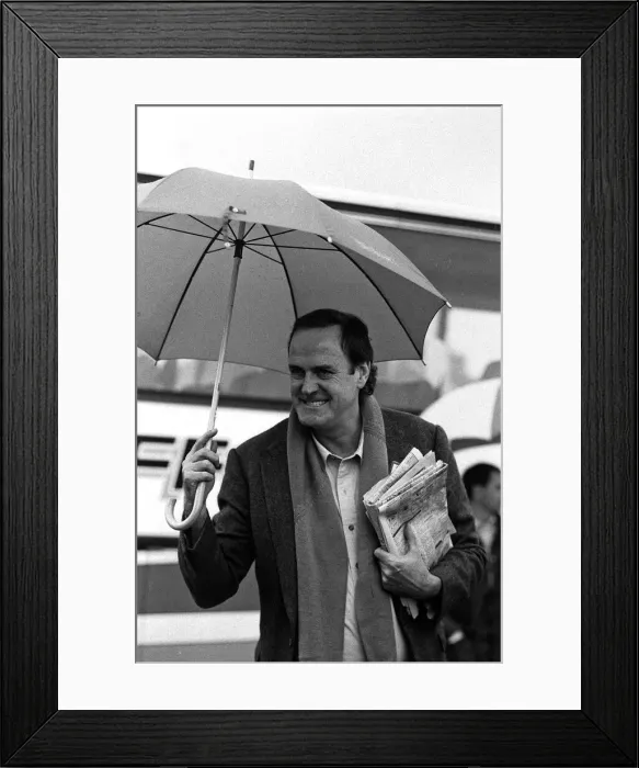 Framed Print : Its A Royal Knockout Charity Event held at Alton Towers, Staffordshire. John Cleese Framed Print : Its A Royal Knockout Charity Event held at Alton Towers, Staffordshire. John Cleese
