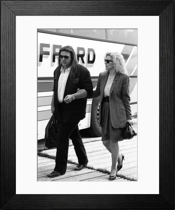 Framed Print : Its A Royal Knockout Charity Event held at Alton Towers, Staffordshire. Meat Loaf