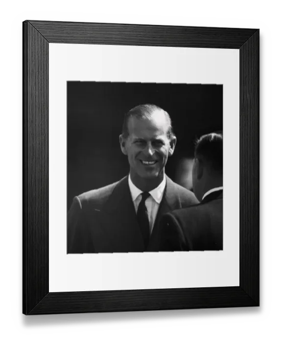 Framed Print : Prince Philip. Pictured at London airport. April 1959 Framed Print : Prince Philip. Pictured at London airport. April 1959