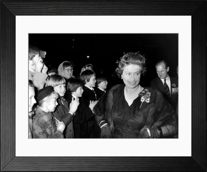 Framed Print : Queen Elizabeth II and Prince Philip arriving at Albert Hall for the Remembrance Day Framed Print : Queen Elizabeth II and Prince Philip arriving at Albert Hall for the Remembrance Day