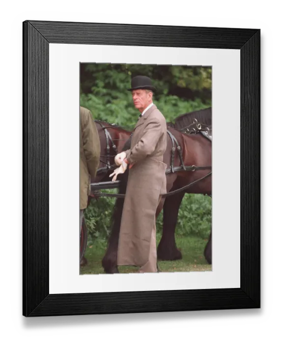 Framed Print : Prince Philip pictured at the Windsor horse show. May 1994 Framed Print : Prince Philip pictured at the Windsor horse show. May 1994