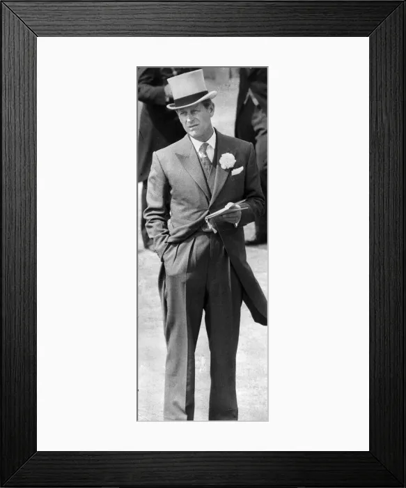 Framed Print : The Duke of Edinburgh. Prince Philip pictured at the Derby. June 1974 Framed Print : The Duke of Edinburgh. Prince Philip pictured at the Derby. June 1974