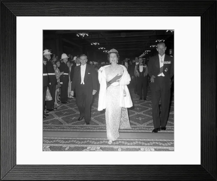 Framed Print : The Queen and Prince Philip during their tour of Canada Framed Print : The Queen and Prince Philip during their tour of Canada