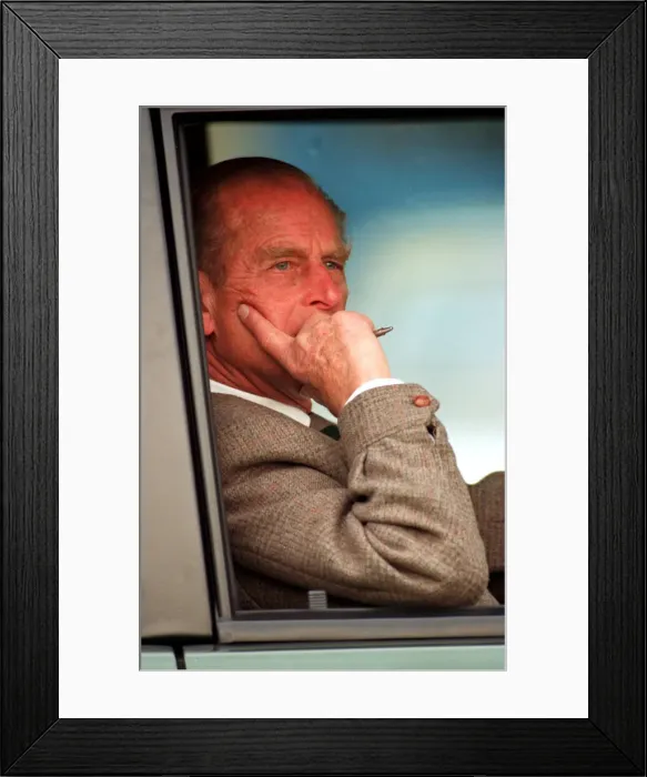 Framed Print : Th Duke of Edinburgh. Prince Philip at the Windsor horse show. May 1991 Framed Print : Th Duke of Edinburgh. Prince Philip at the Windsor horse show. May 1991