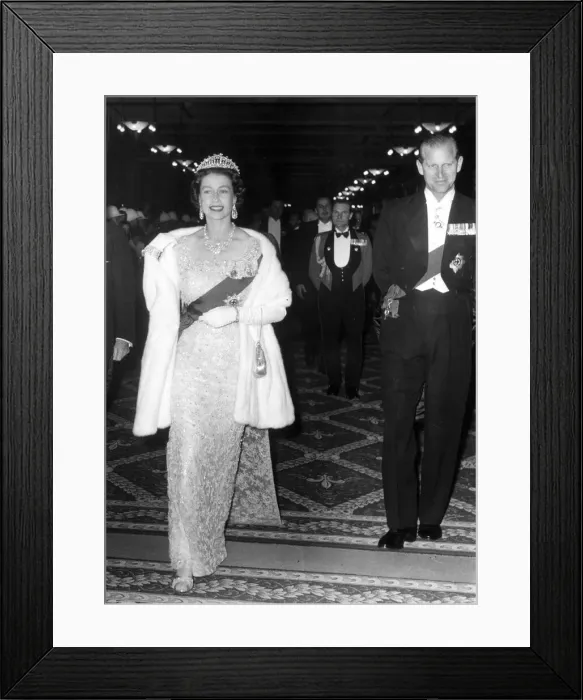 Framed Print : The Queen and Prince Philip during their tour of Canada Framed Print : The Queen and Prince Philip during their tour of Canada