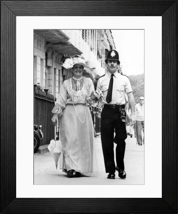 Framed Print : Officers join in the fun at St Pauls Festival Carnival