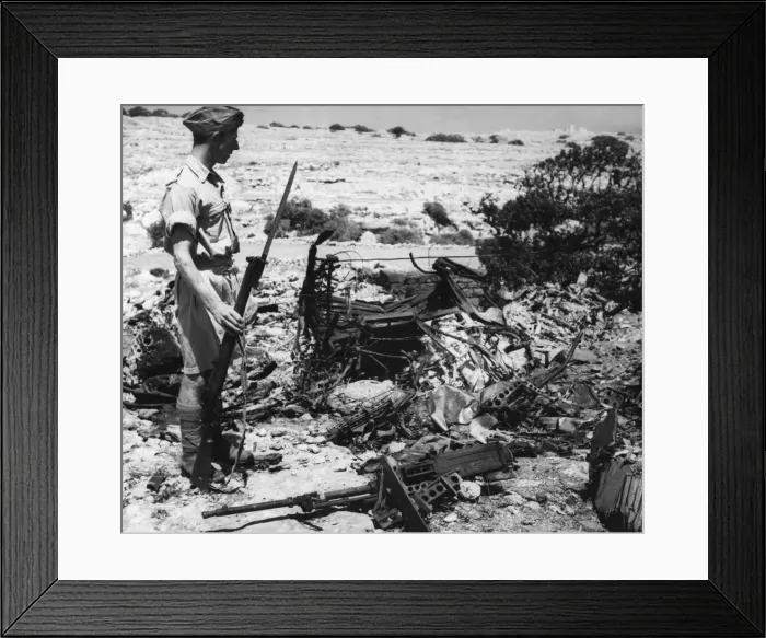 Framed Print : MALTA ACCOUNTS FOR 102 RAIDERS IN TWO WEEKS. REMAINS OF AN ITALIAN BOMBER Framed Print : MALTA ACCOUNTS FOR 102 RAIDERS IN TWO WEEKS. REMAINS OF AN ITALIAN BOMBER
