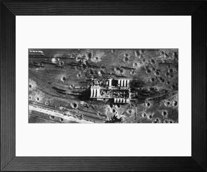 Framed Print : Great damage was done by the recent precision attacks of RAF Bomber Command Framed Print : Great damage was done by the recent precision attacks of RAF Bomber Command
