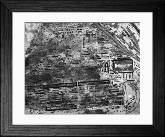 Framed Print : This target in Chambly, France, claimed to be one of the most important Framed Print : This target in Chambly, France, claimed to be one of the most important