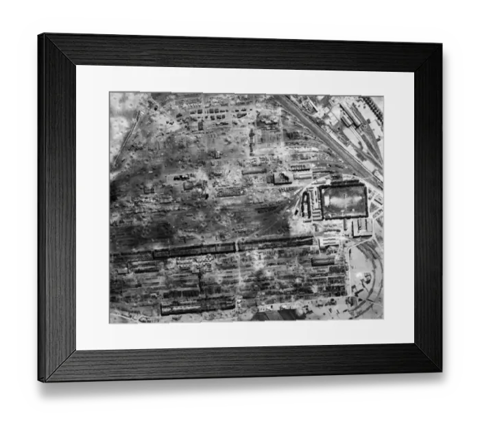 Framed Print : This target in Chambly, France, claimed to be one of the most important Framed Print : This target in Chambly, France, claimed to be one of the most important