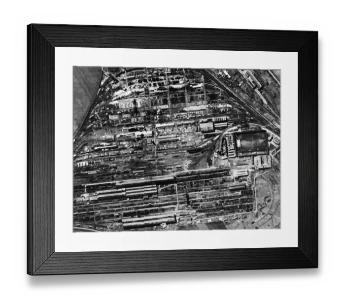 Framed Print : This target in Chambly, France, claimed to be one of the most important Framed Print : This target in Chambly, France, claimed to be one of the most important
