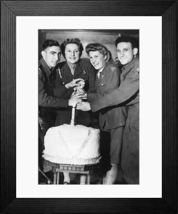 Framed Print : Members of the Merseyside mixed ack ack (ATS - Auxiliary Territorial Service) battery Framed Print : Members of the Merseyside mixed ack ack (ATS - Auxiliary Territorial Service) battery
