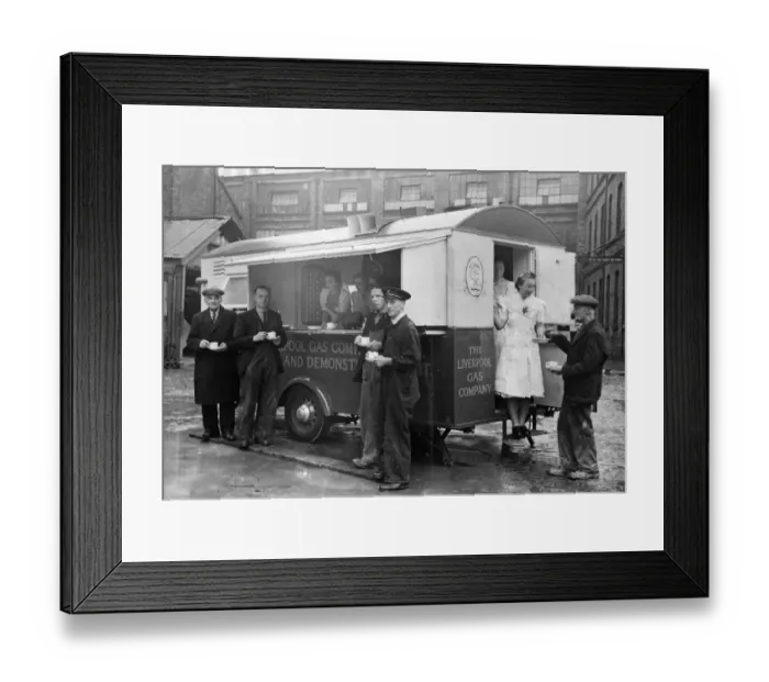 Framed Print : One of the most up to date mobile canteens in the country