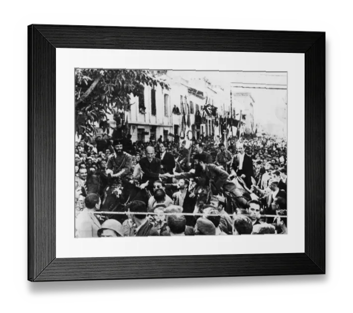 Framed Print : Liberation of Greece: The mayor of Patras, Vasiliso Roufes Framed Print : Liberation of Greece: The mayor of Patras, Vasiliso Roufes