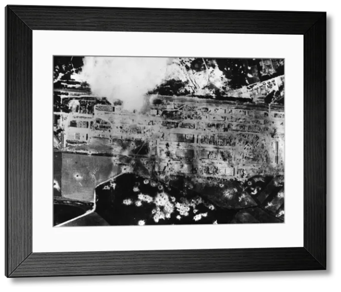 Framed Print : Germanys largest tank depot at Konigsborn, approx 5 miles east of Magdeburg Framed Print : Germanys largest tank depot at Konigsborn, approx 5 miles east of Magdeburg
