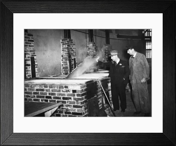 Framed Print : By Christmas 1944 the food situation was deteriorating in Guernsey and Mr Ernest Stead