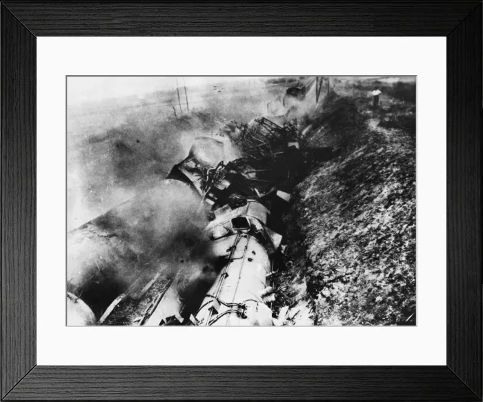 Framed Print : A Nazi Gasoline train, one of ten specially built in Germany for fuel transport Framed Print : A Nazi Gasoline train, one of ten specially built in Germany for fuel transport