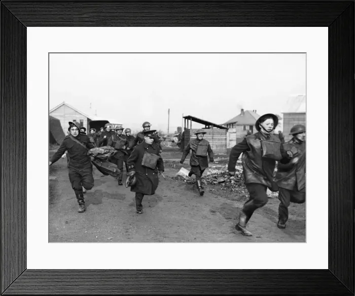 Framed Print : Army recruits take part in gabs drill exercises during training at their headquarters in Framed Print : Army recruits take part in gabs drill exercises during training at their headquarters in
