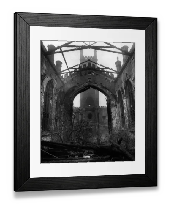 Framed Print : War-shattered St Luke s, Liverpool, at the top of Bold Street Framed Print : War-shattered St Luke s, Liverpool, at the top of Bold Street