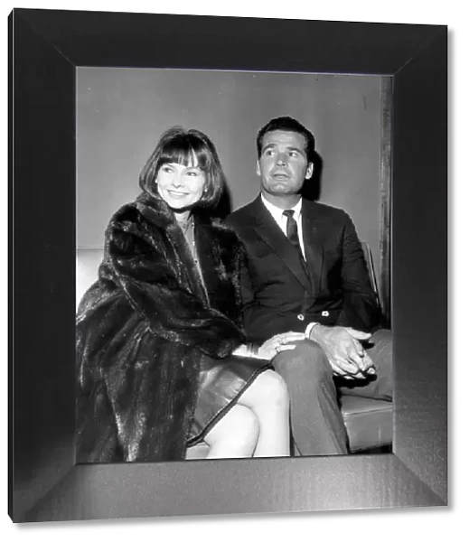JAMES GARNER - ACTOR, WITH WIFE LOIS IN LONDON - MARCH 1964
