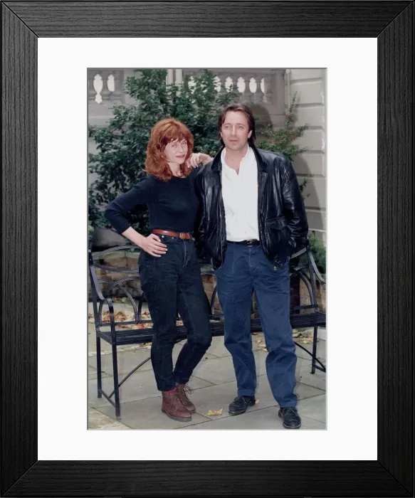 Framed Print : Siobhan Redmond & Neil Pearson - photocall for BBC TV programme Framed Print : Siobhan Redmond & Neil Pearson - photocall for BBC TV programme