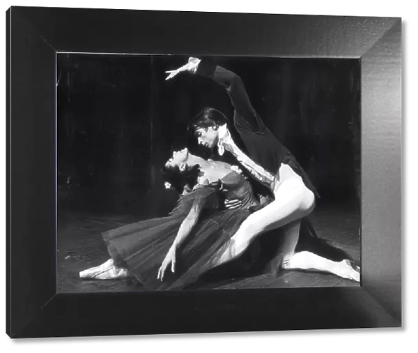 Ballet dancers Rudolf Nureyev and Margot Fonteyn rehearsing Marguerite