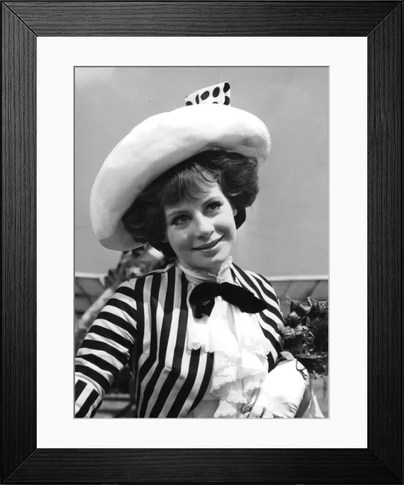 Framed Print : Sarah Miles in costume during filming Those Magnificent Men in Their Flying Machines Framed Print : Sarah Miles in costume during filming Those Magnificent Men in Their Flying Machines