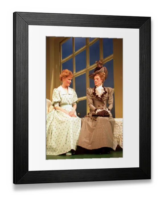 Framed Print : Natasha Little and Maggie Smith as Lady Bracknell in The Importance of Being Earnest by Framed Print : Natasha Little and Maggie Smith as Lady Bracknell in The Importance of Being Earnest by