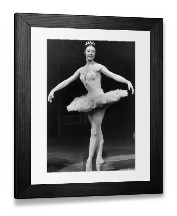 Framed Print : Margot Fonteyn dancing in ballet Cinderella - December 1958 22  /  12  /  1958