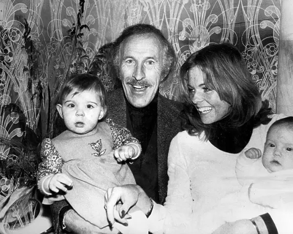 BRUCE FORSYTH WITH WIFE ANTHEA FORSYTH, ADOPTED DAUGHTER CHARLOTTE FORSYTH AND DAUGHTER