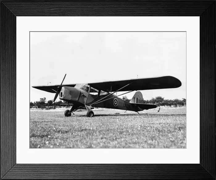 Framed Print : Auster Army Co-operation aircraft. A high wing strut-braced aircraft made by Framed Print : Auster Army Co-operation aircraft. A high wing strut-braced aircraft made by