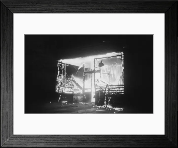 Framed Print : The Great Fire of London. Another one of Hitler Framed Print : The Great Fire of London. Another one of Hitler