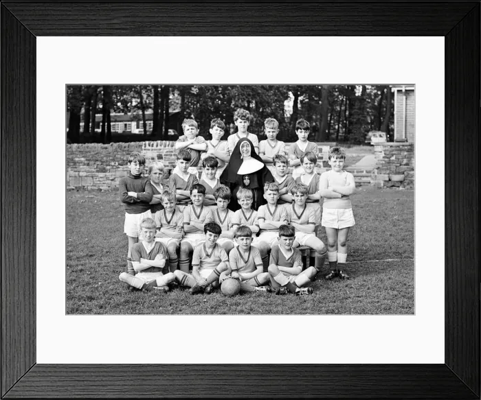 Framed Print : Sister Gabriel, chief coach, manager and trainer of the St Joseph Framed Print : Sister Gabriel, chief coach, manager and trainer of the St Joseph