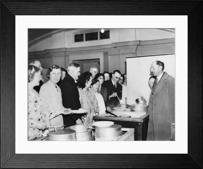Framed Print : Councillor D. T Williams opened a British restaurant at Celtic Corridor Framed Print : Councillor D. T Williams opened a British restaurant at Celtic Corridor