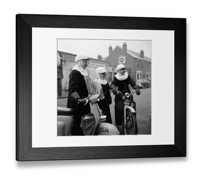 Framed Print : The Angels are three nuns who live in the toughest district of Foleshill Framed Print : The Angels are three nuns who live in the toughest district of Foleshill