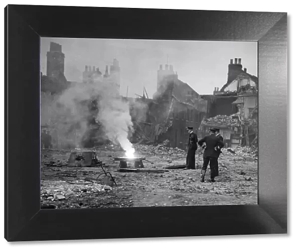 Fire Fighters Demonstration in ARP (Air Raid Precaution) in Hull