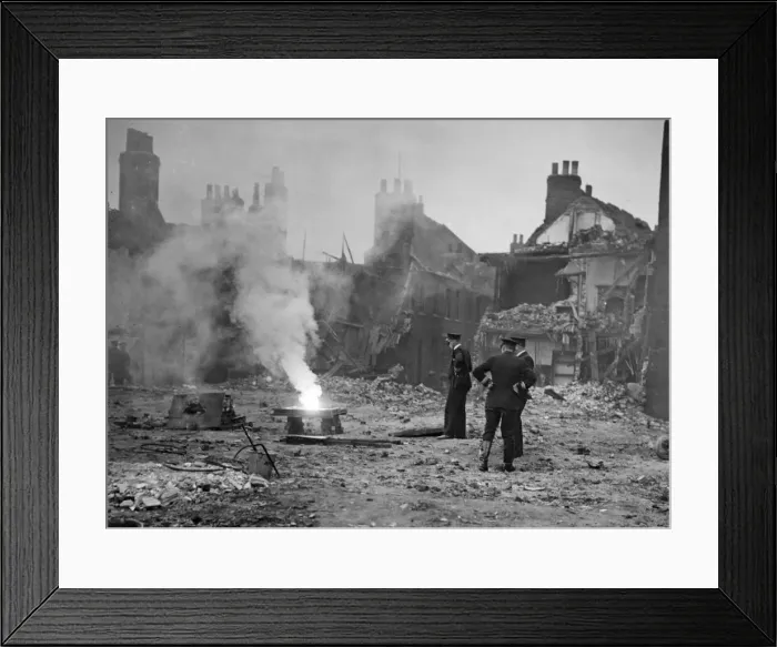 Framed Print : Fire Fighters Demonstration in ARP (Air Raid Precaution) in Hull Framed Print : Fire Fighters Demonstration in ARP (Air Raid Precaution) in Hull